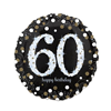 Folieballon birthday sparkling 60 (73cm)